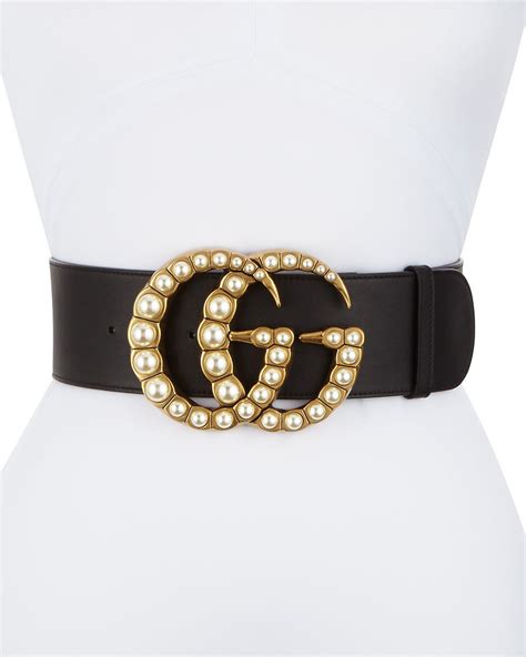 faux gucci rhinestone belt